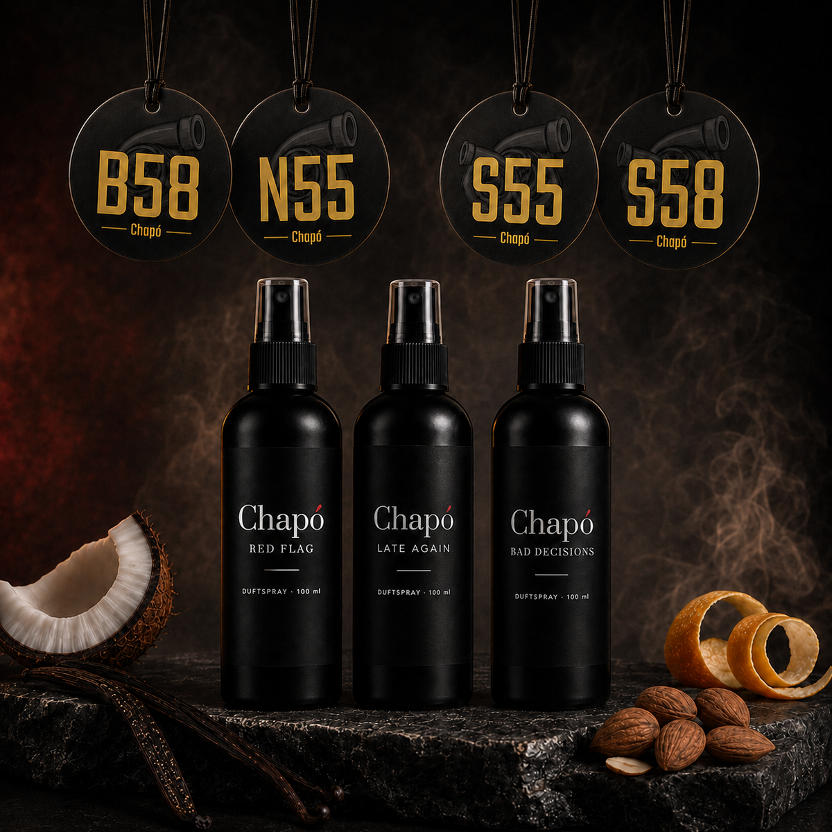 BUNDLE: 3 Duftsprays + 3 Duftbäume